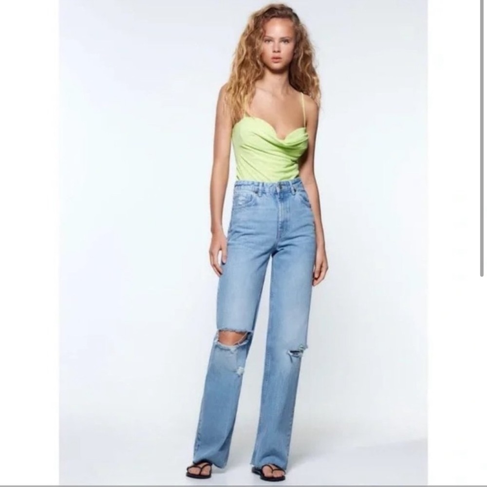 Zara Neon Green Bodysuit